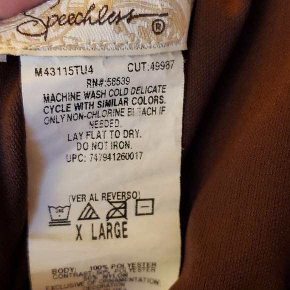 Speechless Polka Dot Strapless Dress w/Crinoline Size XL - Picture 7 of 9